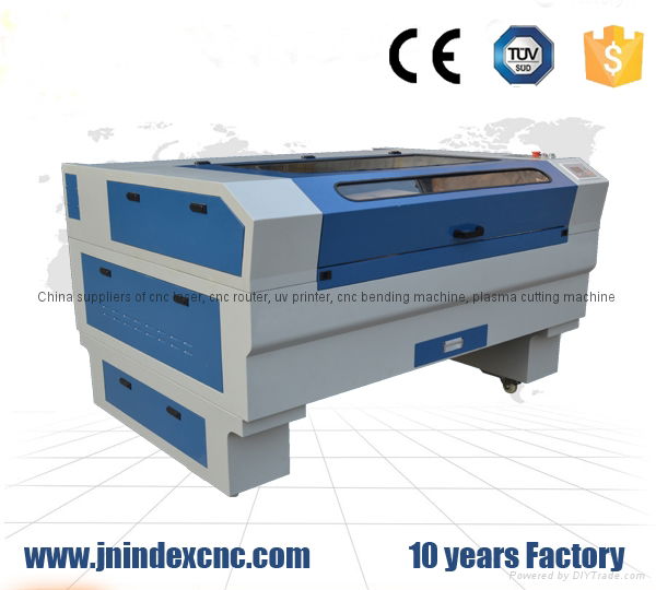 Dual heads 1610 100w laser cutting machine for wood acrylic leather 2
