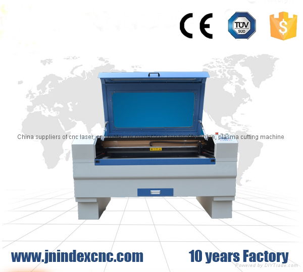 Dual heads 1610 100w laser cutting machine for wood acrylic leather 3