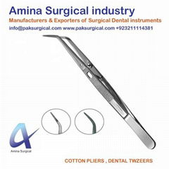 Dental instruments  Cotton Pliers  Dental Twzeers