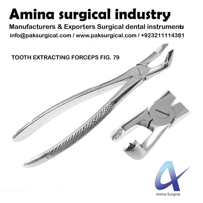 TOOTH-EXTRACTING-FORCEPS-FIG-79-DENTAL-LOWER-MOLAR-EXTRACTION-INSTRUMENTS