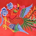 Wholesale  Embroidery Patches Fabric Pheonix Sew On Sticker  3