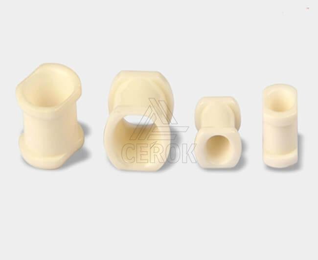 Buncher bow ceramic eyelets guide for twisting machine