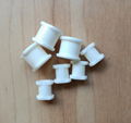 Buncher bow ceramic eyelets guide for twisting machine 4