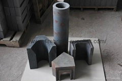 Silicon carbide brick for refractory melting furnace