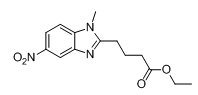 ethyl 4-(1-Methyl-5-nitro-1H-benzo[d]imidazol-2-yl)butanoate