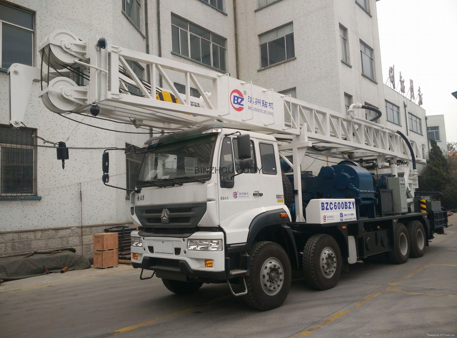 NYC-600BZY truck mounted drilling rig 3