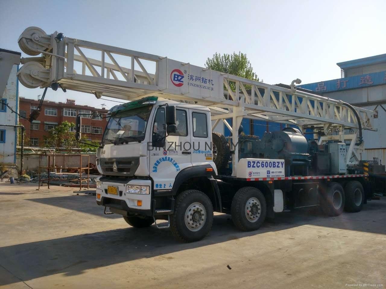 NYC-600BZY truck mounted drilling rig