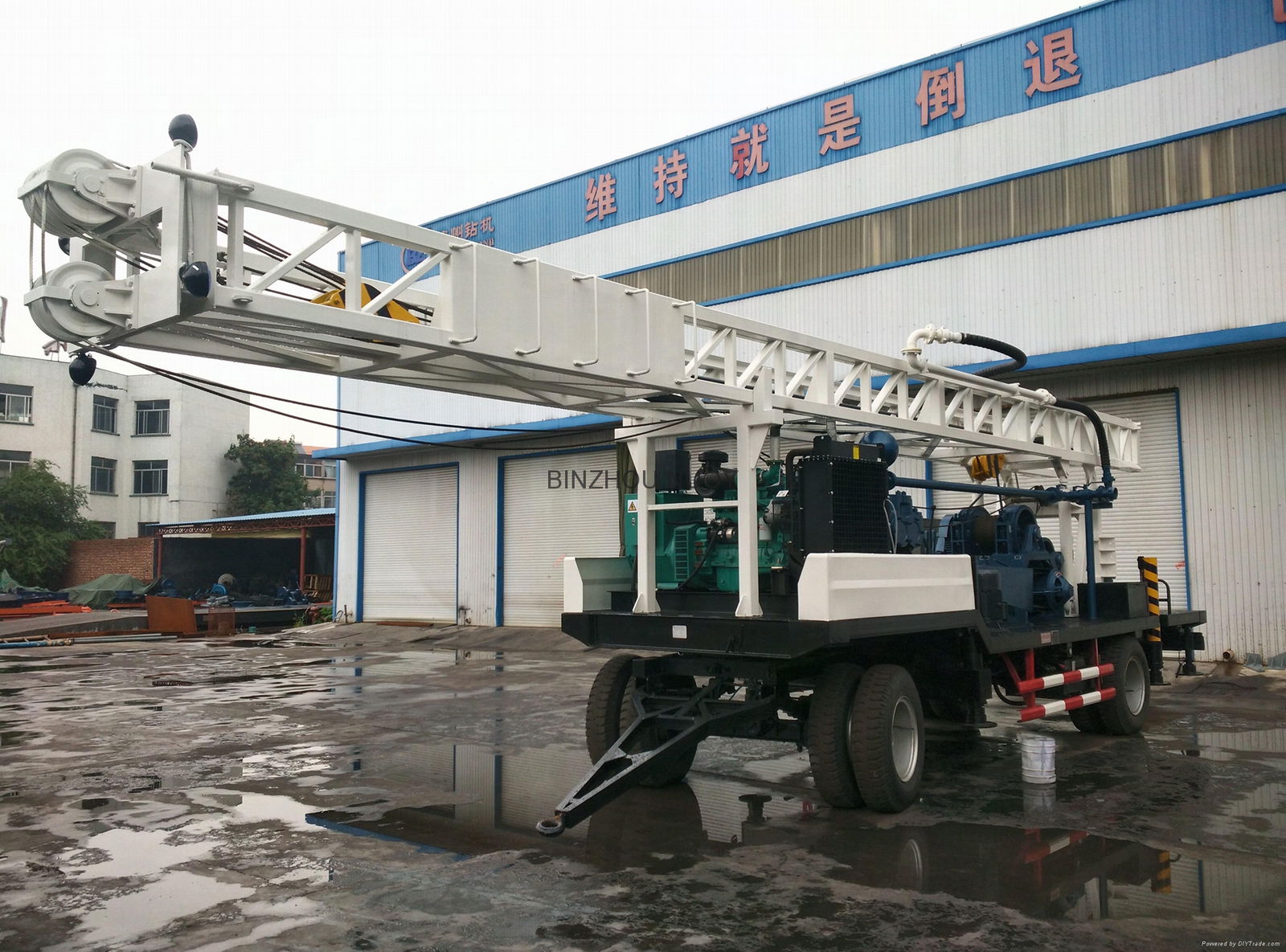 NYT-300 trailer mounted drilling rig