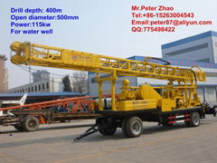 NYT400 trailer mounted drilling rig