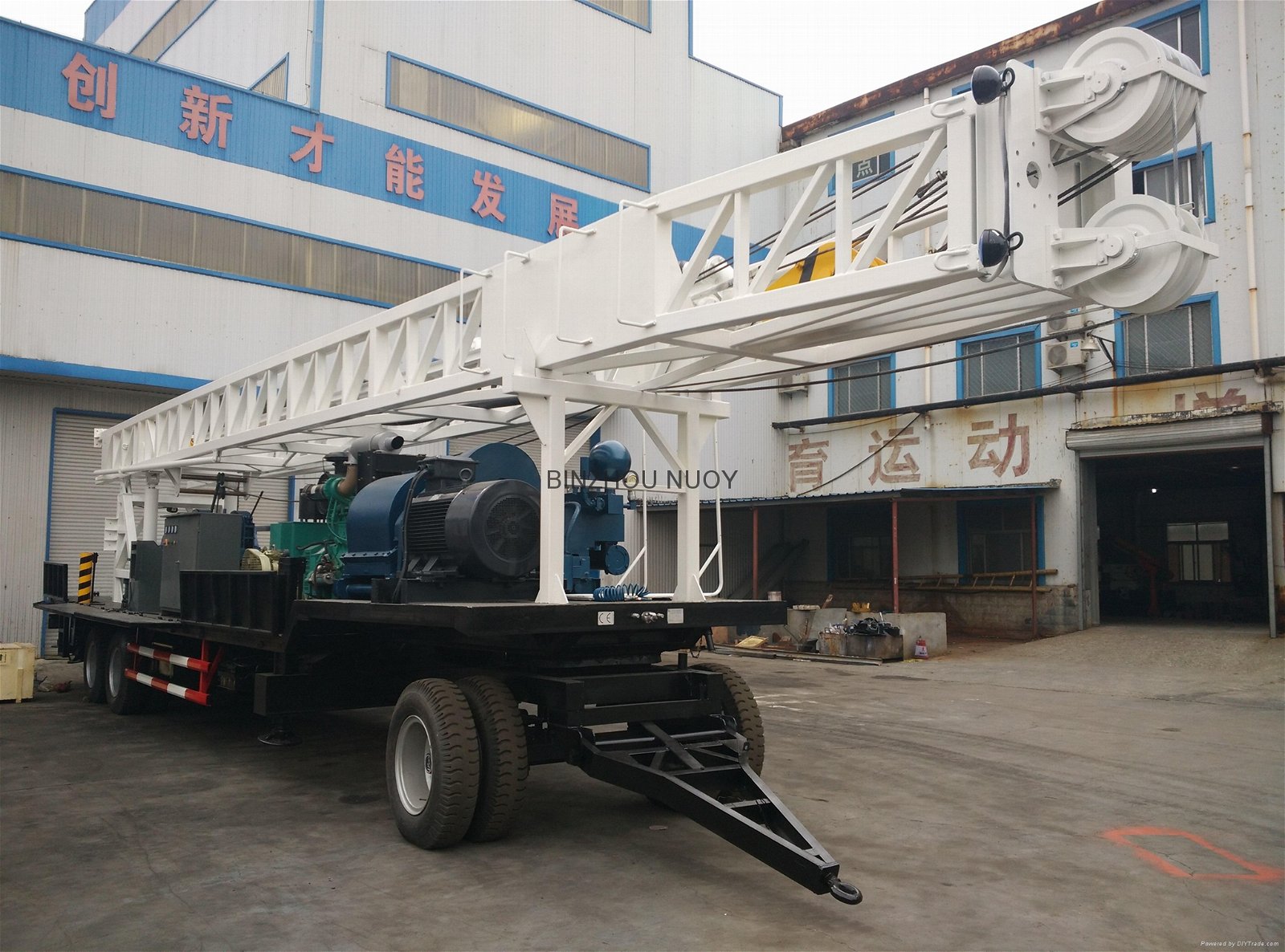 NYT600 trailer mounted drilling rig