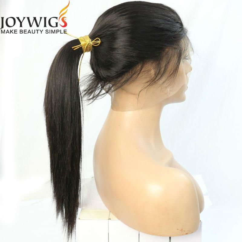 High density 180% with high ponytail human hair 360 wig 2