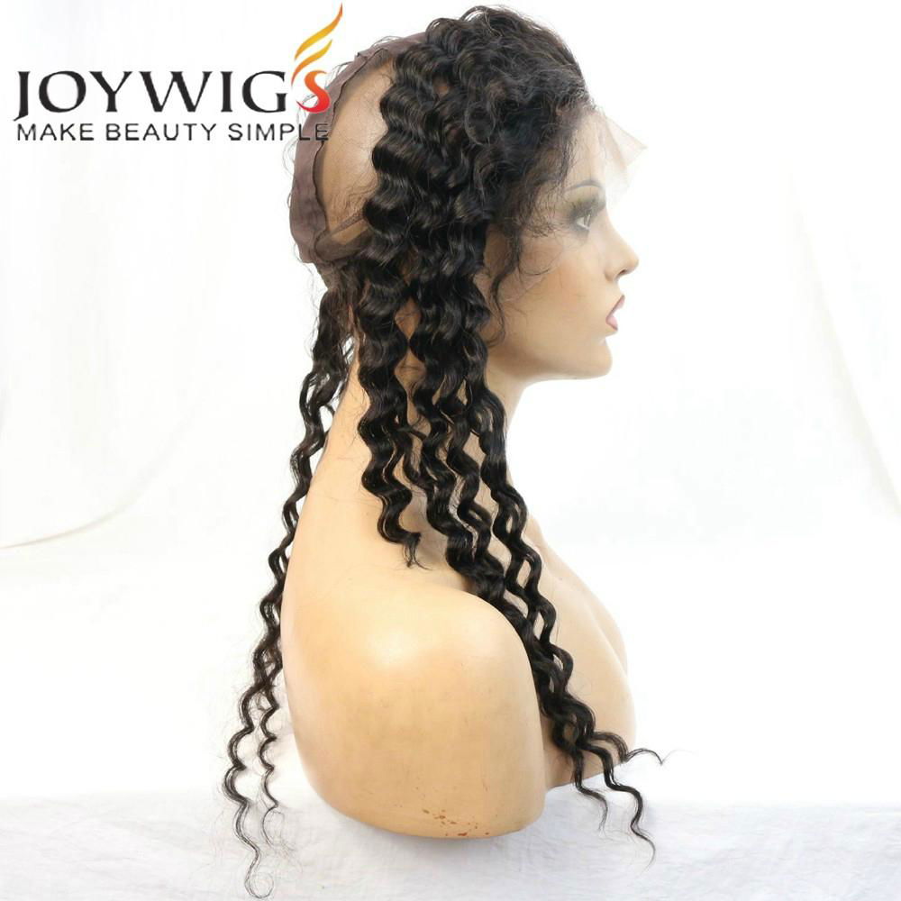 Instock 360 Frontal Wig Cap Deep Curly Lace Band 4