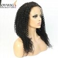 In stock Brazilin virgin hair deep curl 200% Heavey density 360 full lace wigs f 3