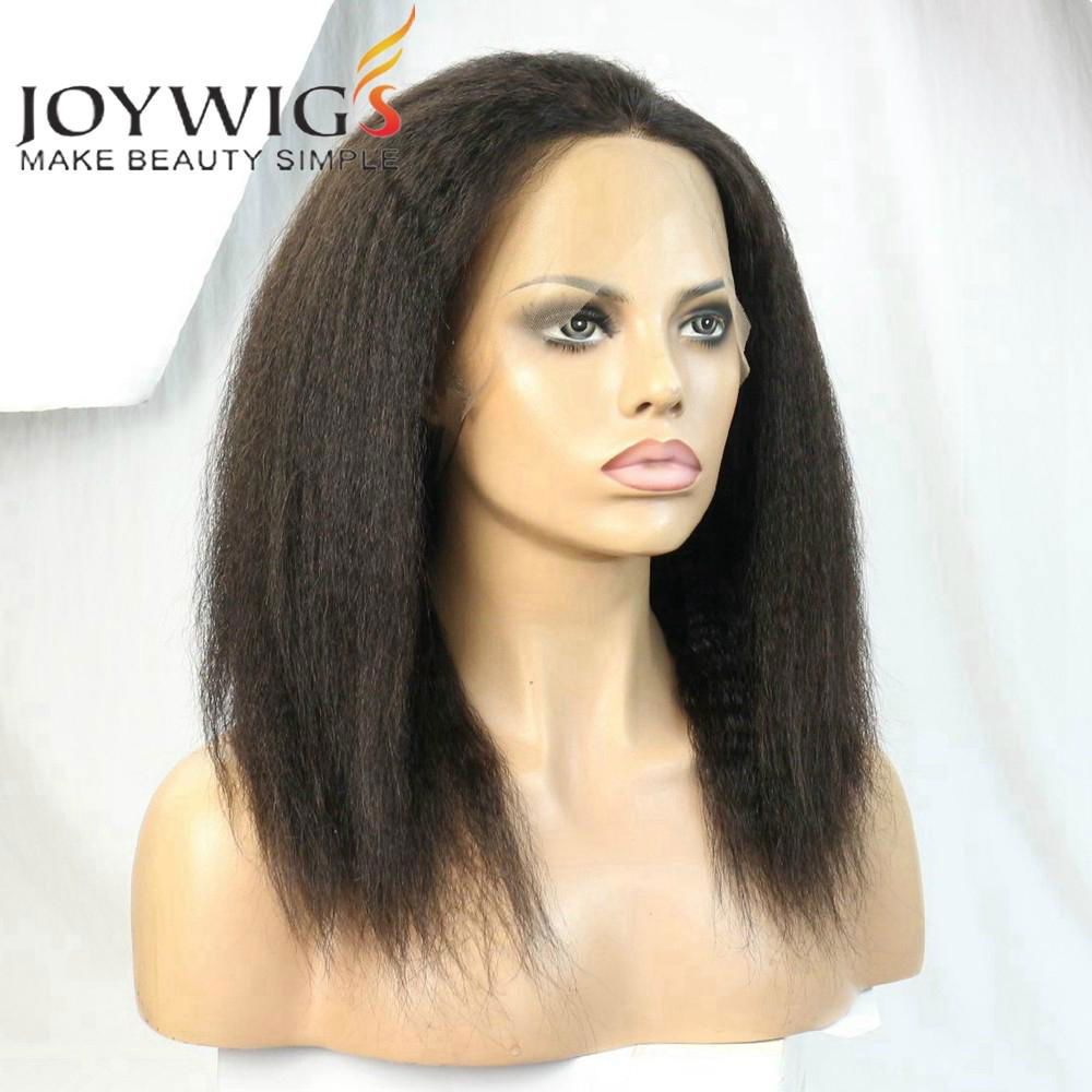 Hot selling Italian Yaki Wig Kinky Straight 360 Wig 3