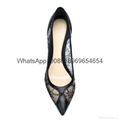 black lace women pumps ladies fashion