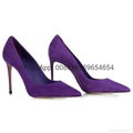 italian leather high heels stilettos sexy women shoes big US size pumps 1