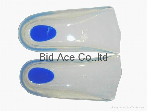 silicone massaging 3/4 insole clear silicone 2