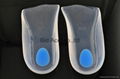 silicone massaging 3/4 insole clear