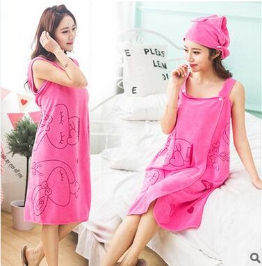 Chinese factories are selling antistatic girls bath towels 4