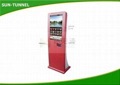 Shopping Mall Coupon Print Self Service Kiosk Touch Screen floor standing