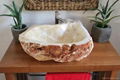 Dark Honey onyx basin 1