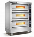 Electric Deck Oven 3 Deck 6 Trays FMX-O38C 1