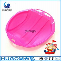 unique carapax design kids plastic snow sled hot selling