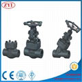 Small Size Forged Steel Gate Globe Check Ball Valve 1