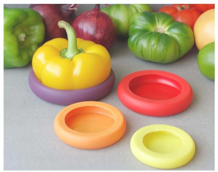 Food H   ers Silicone Vegetables Fruit Wrap Container 2