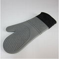 New Silicone Long Oven Grill Gloves Mitt 3