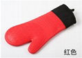 New Silicone Long Oven Grill Gloves Mitt 1