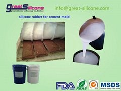 100:2 liquid silicone for delicate concrete silicone mold