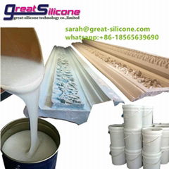  none oily  big size gypsum mould making liquid silicone rubber  