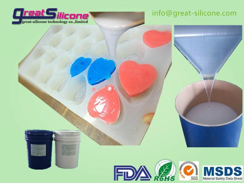 10 shore A food grade rtv-2 silicone rubber for decorative lace mold    2