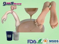 shoreA medical grade liquid silicone rubber for prosthetic limbs