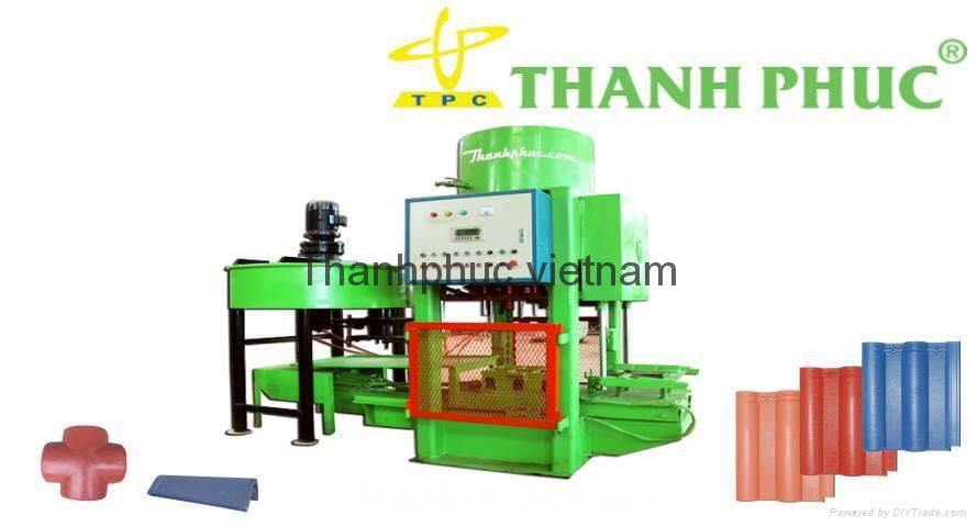 Roof tile machine