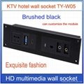 wall socket HDMI Video audio VGA Network RJ45 information outlet panel 2