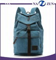 2017 OEM factory Vintage bags casual unisex custom canvas backpack wholesale in  4