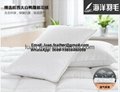 Goose down and feather filling 233TC 100% cotton fabric white hotel pillow 4