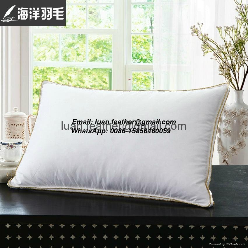 High Quality hotel duck feather and down pillow feather pillow luxury hotel pi 4