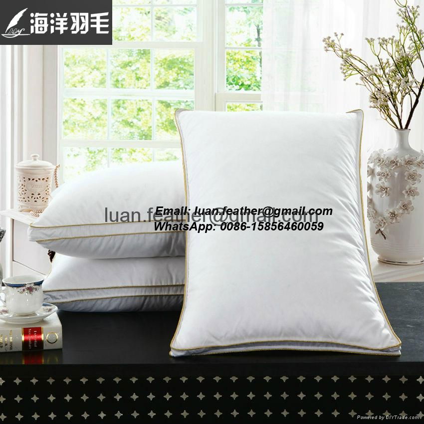 High Quality hotel duck feather and down pillow feather pillow luxury hotel pi 5