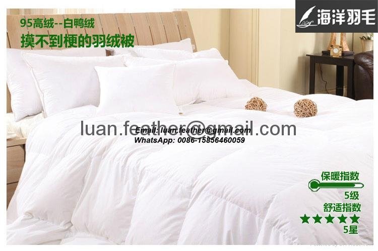 China Manufacturer Goose Down Duvet Luxury Hotel Quilt For King