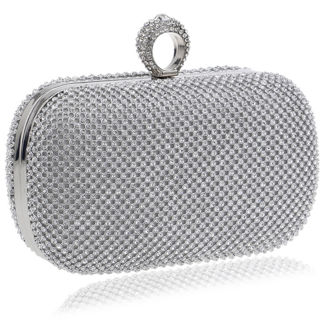 Evening bags  Elegant Fashion Bag Dinner Wedding Bridal Party Hand Bag Crystal  4