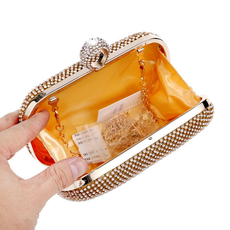 Evening bags Elegant Fashion Bag Dinner Wedding Bridal Party Hand Bag Crystal me10 (China