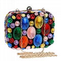 Women Evening Handbags Rhinestone Crystal Clutches Bag wedding party bag purse 2