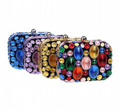 Women Evening Handbags Rhinestone