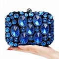 Women Evening Handbags Rhinestone Crystal Clutches Bag wedding party bag purse 4