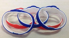 RFID Double color Silicone Wristband