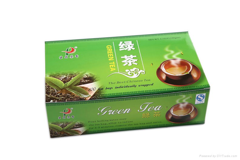 Chinese maker Premium XiHuLongJing Green Tea bag(100 Tea bags/box)