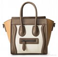 Trapeze Smiley Tote Bag Luxury Brand Pu